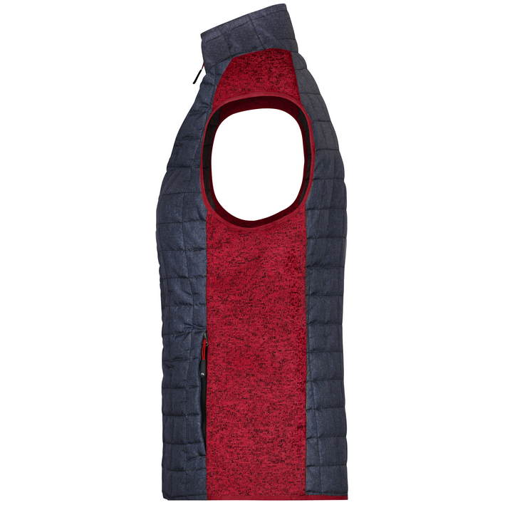 02.0739 James & Nicholson - JN 739 red melange/anthracite melange .z13