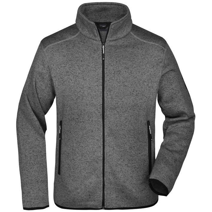02.0762 James & Nicholson - JN 762 dark grey melange/silver .o26