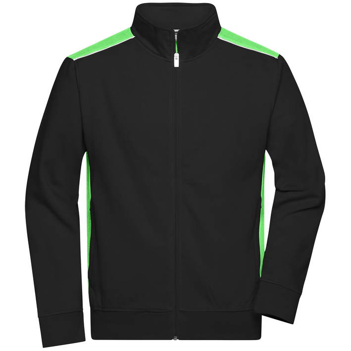 02.0870 James & Nicholson - JN 870 black/lime green .d82