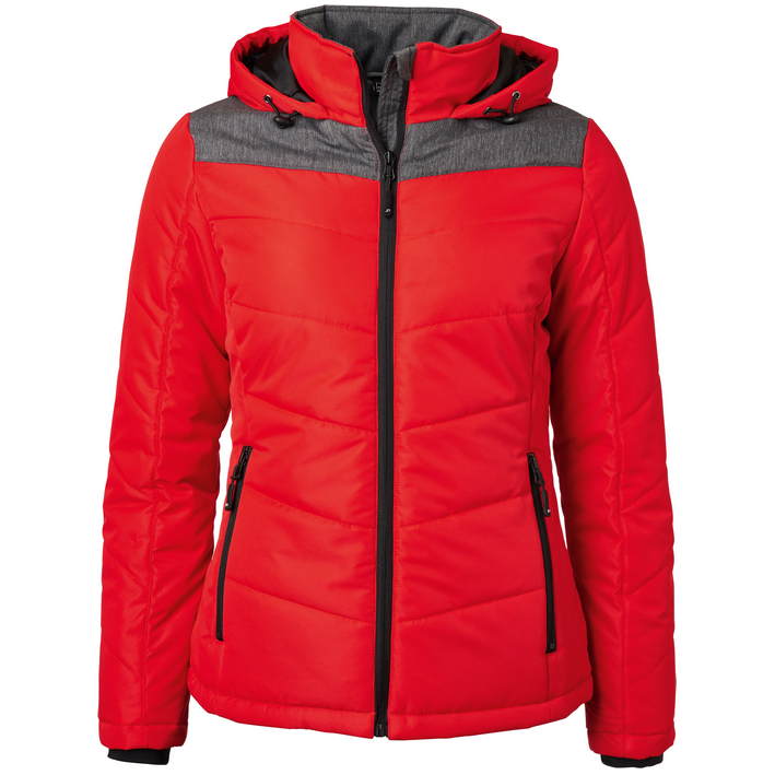 02.1133 James & Nicholson - JN 1133 red/anthracite melange .s50