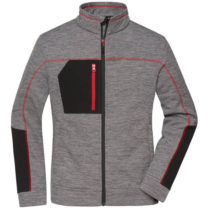 02.1817 James & Nicholson - JN 1817 carbon melange/black/red .z63