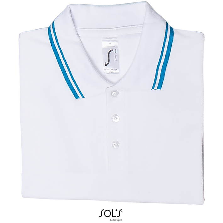 25.0577 SOL'S - Pasadena Men white/aqua .758