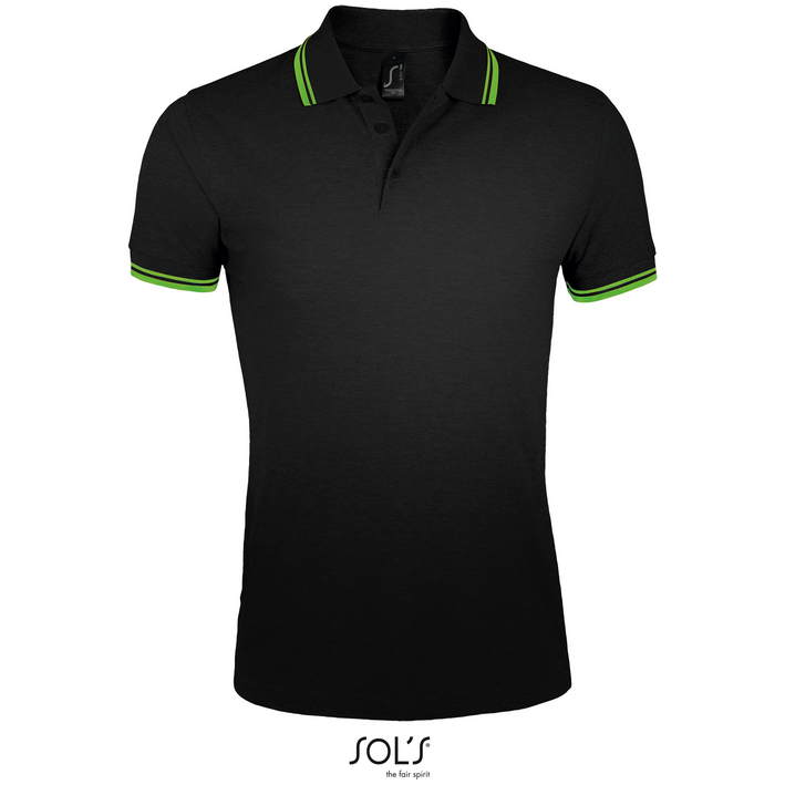 25.0577 SOL'S - Pasadena Men black/lime .a04