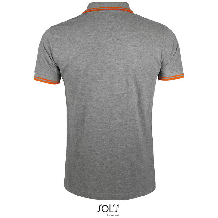 25.0577 SOL'S - Pasadena Men melange grey/orange .n30