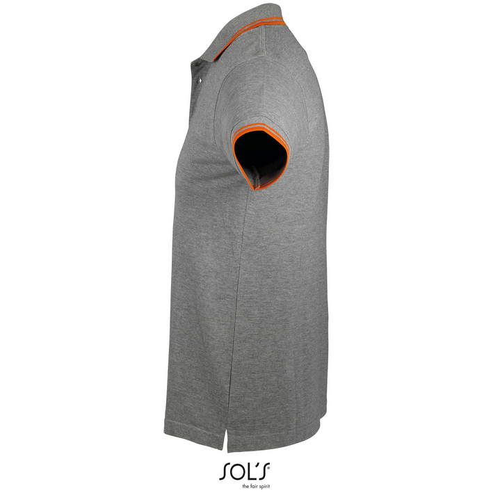 25.0577 SOL'S - Pasadena Men melange grey/orange .n30