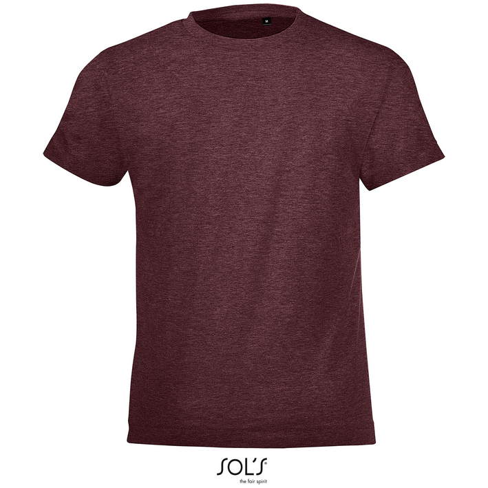 25.1183 SOL'S - Regent Fit Kids heather oxblood .t55