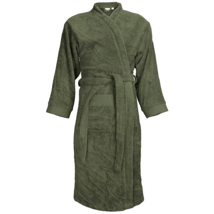 48.1011 The One - Bathrobe olive green .e14