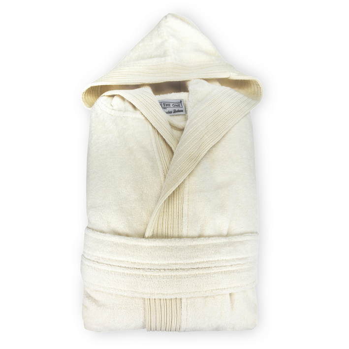 48.1043 The One - Velour Bathrobe ivory .326