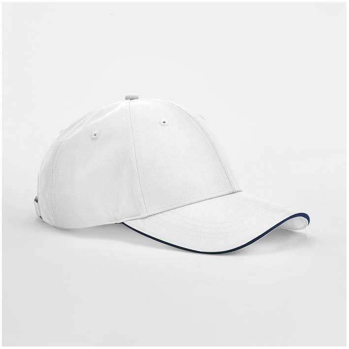 53.195R Beechfield - B 195R white/french navy .499