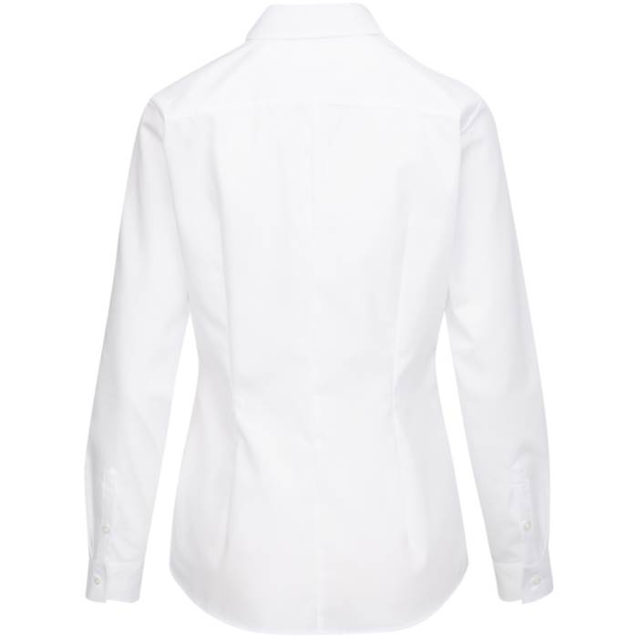78.0613 Seidensticker - Blouse Slim LSL white .001
