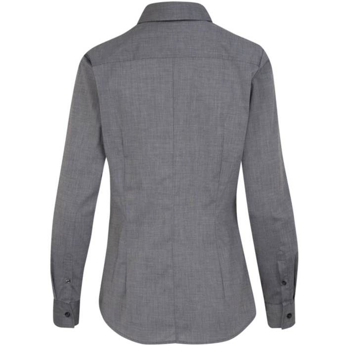 78.0613 Seidensticker - Blouse Slim LSL anthracite .020