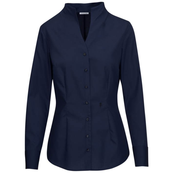 78.1182 Seidensticker - Chalice Blouse Slim LSL navy .003