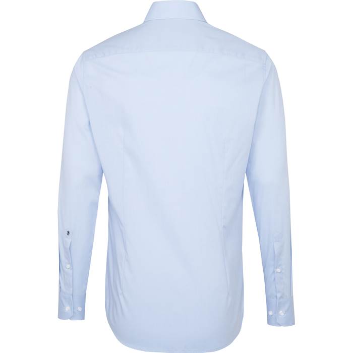 78.5198 Seidensticker - Shirt Slim LSL light blue .037