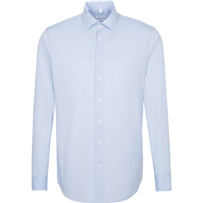 78.5198 Seidensticker - Shirt Slim LSL light blue .037
