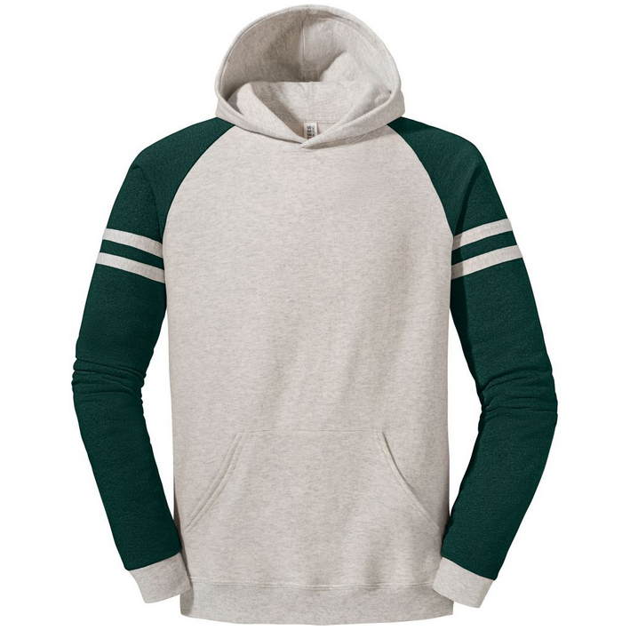 oatmeal heather/forest green heather