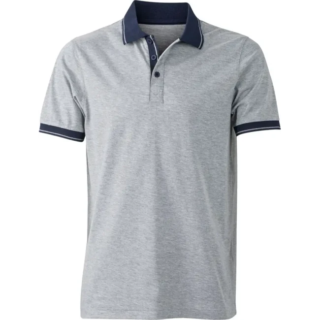 grey heather/navy