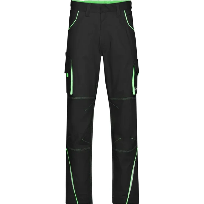 black/lime green