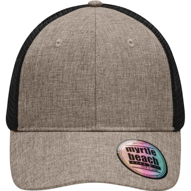 brown melange/black
