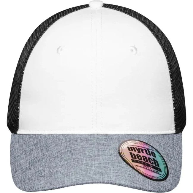 white/grey melange/black