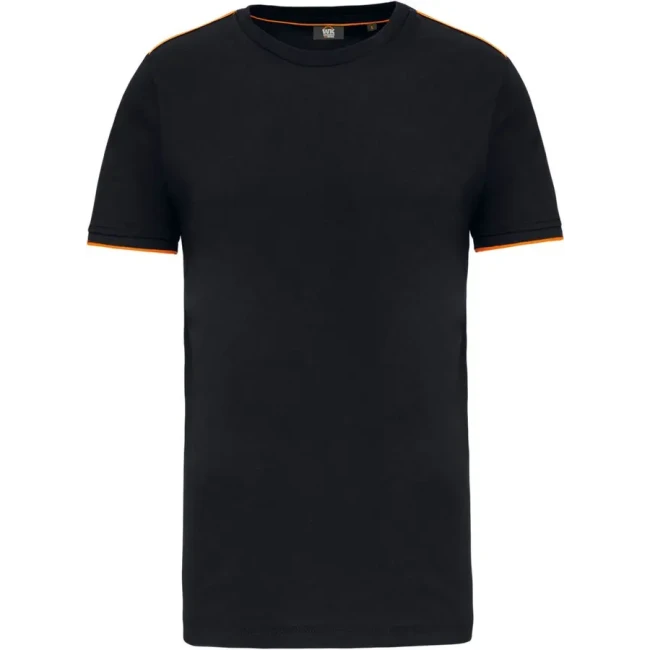 black/orange