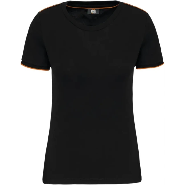 black/orange