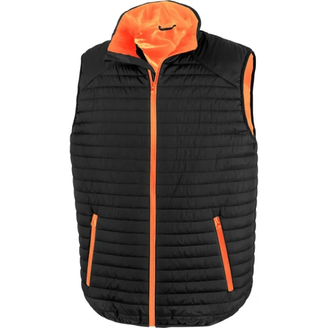 black/orange