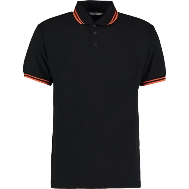 black/bright orange