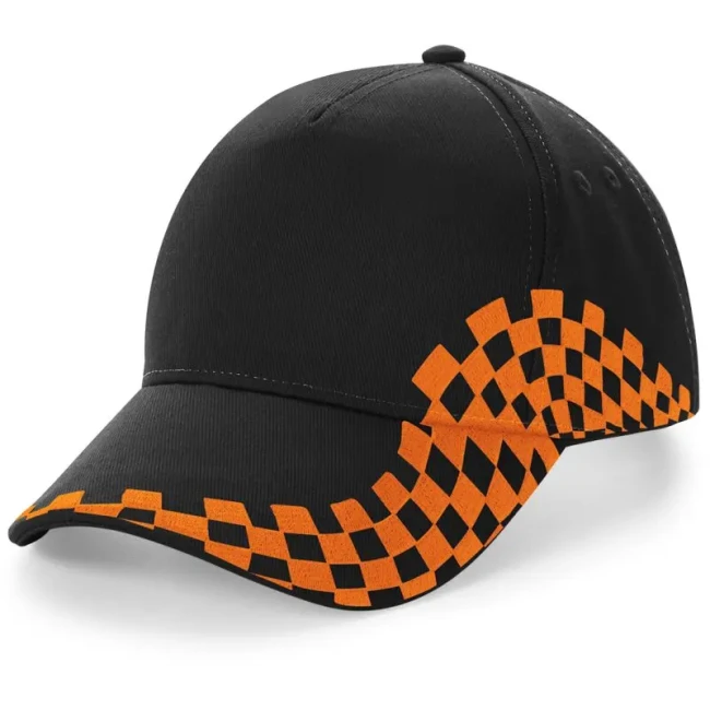 black/orange