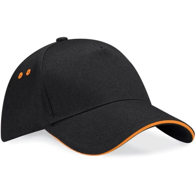 black/orange