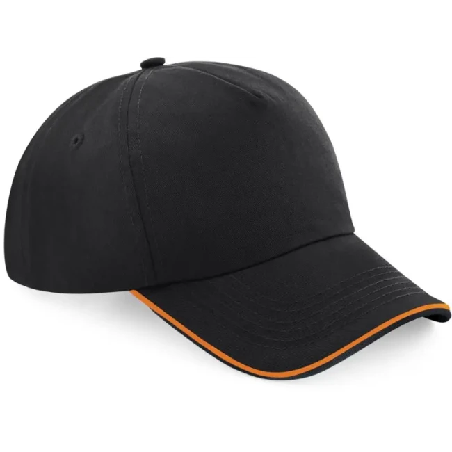 black/orange