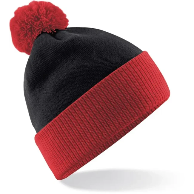black/bright red