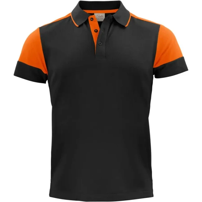 black/orange
