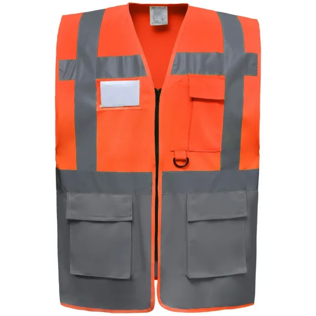 hi vis orange/grey