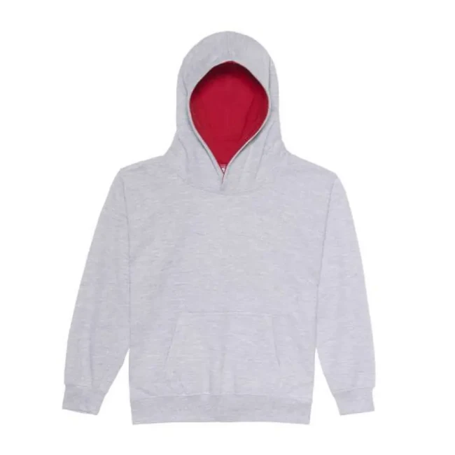 Heather Grey/Fire Red