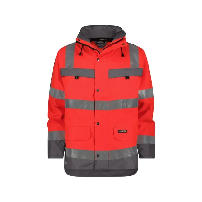fluo red/cement grey