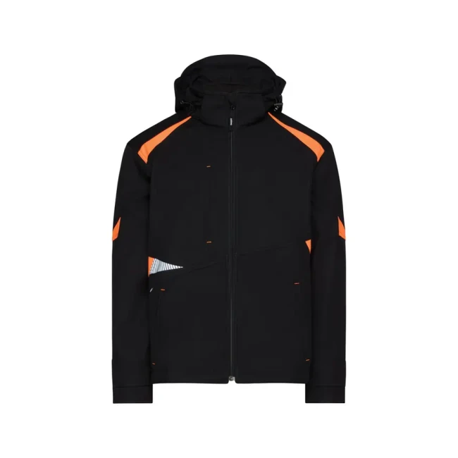 black/fluo orange