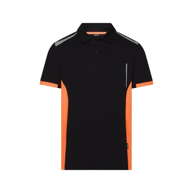 black/fluo orange